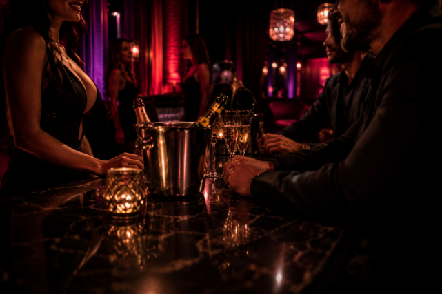 bar à champagne Mystica